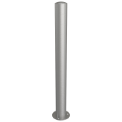 Stainless steel post |  89 mm | stationary, to be fixed by plugswith base plate  150 x 6 mm | without lock | without eyelet